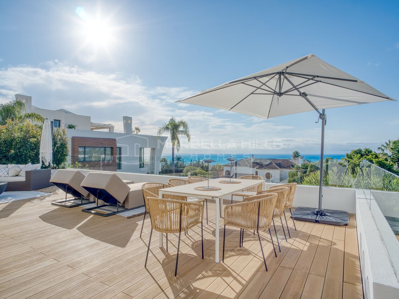 Exquisites Duplex mit vier Schlafzimmern und Meerblick in La Reserva De Sierra Blanca, Goldene Meile – Marbella