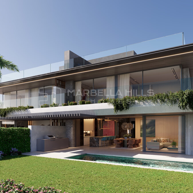 Elegant 3-Bedroom Semi-Detached Villas with Panoramic Golf and Sea Views in La Mairena