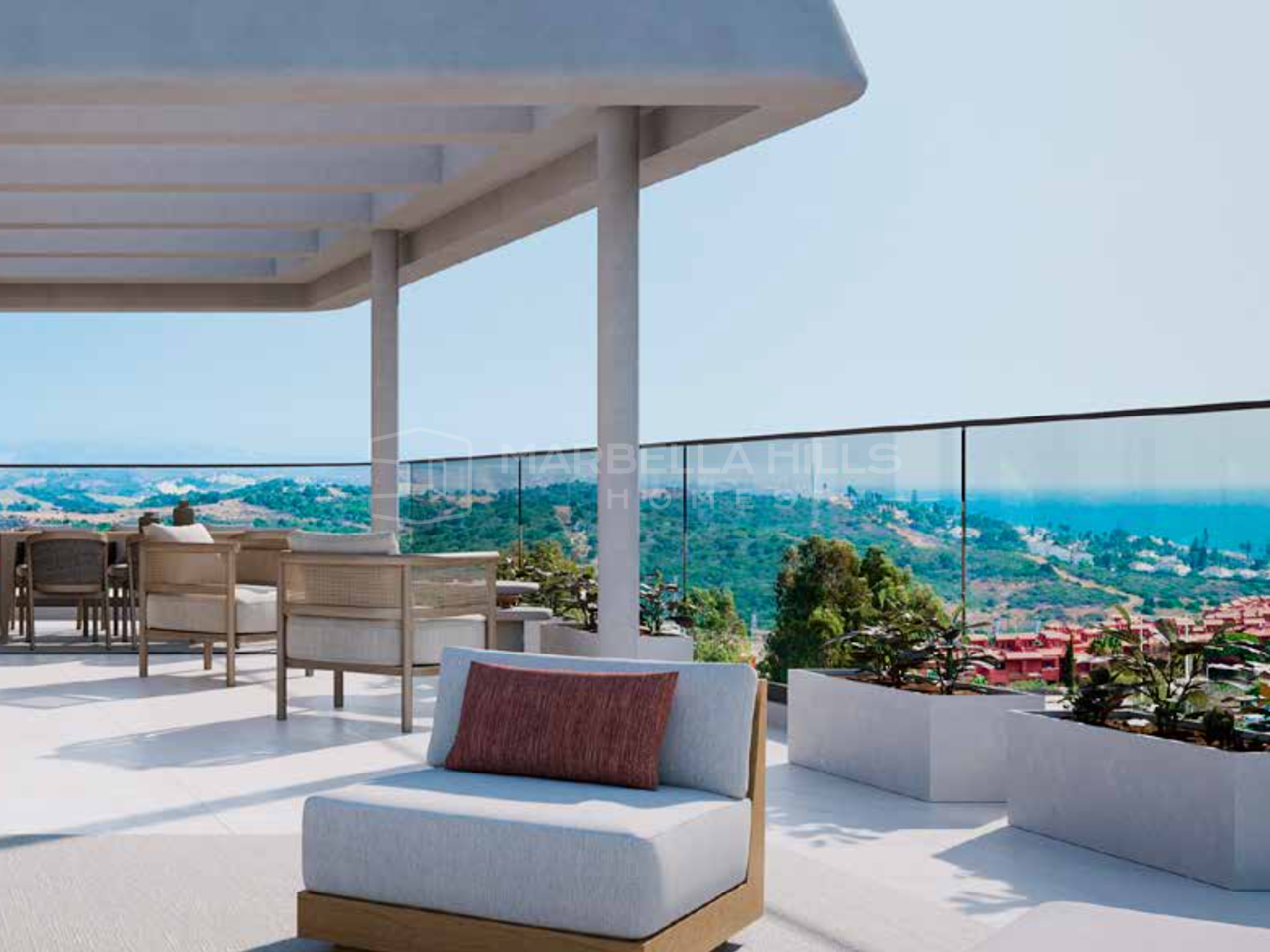 Vida Costera Sofisticada: Lujosas Residencias Ático Esquina de 2 Dormitorios con Impresionantes Vistas, Diseño Contemporáneo y Amenidades de Bienestar en Estepona
