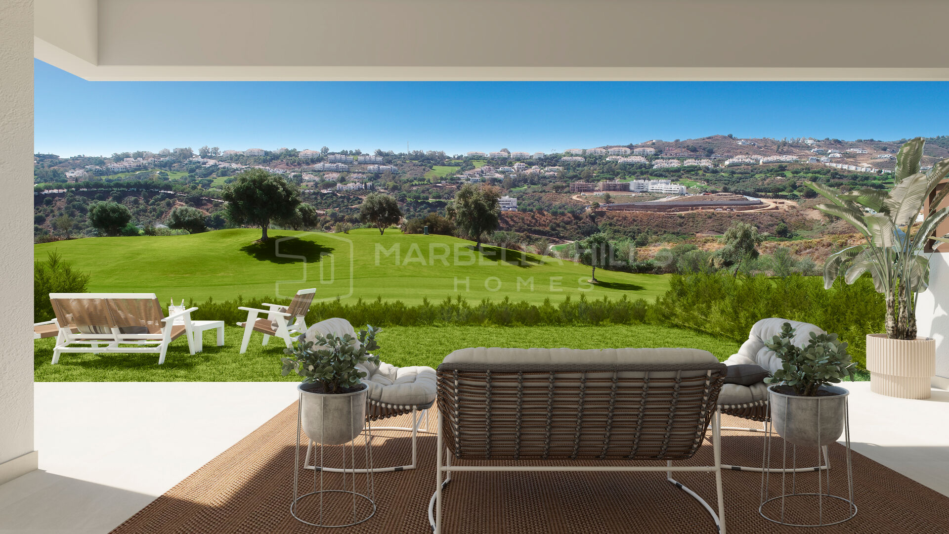 New 3 bedroom Frontline Golf Townhouses with Panoramic Views in La Cala Resort - Mijas Costa