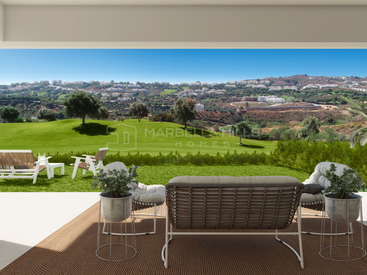 New 3 bedroom Frontline Golf Townhouses with Panoramic Views in La Cala Resort - Mijas Costa