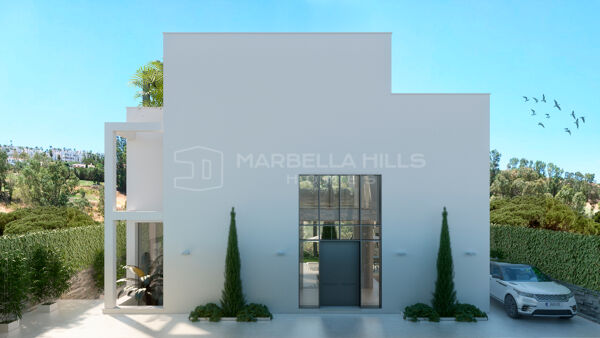 Exclusivas Villas Modernas de 3-4 Dormitorios en el Corazón de Estepona Golf con Impresionantes Vistas al Mar y al Golf