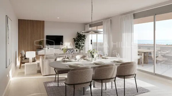 Moderne 3-Schlafzimmer-Wohnungen mit atemberaubendem Meerblick, großzügigen Terrassen und hochwertigen Annehmlichkeiten in Estepona