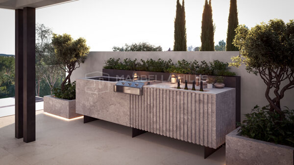 Wunderschöne Luxusvilla mit 5 Schlafzimmern, Neubau, Meerblick und exklusiven Annehmlichkeiten in Sotogrande Costa
