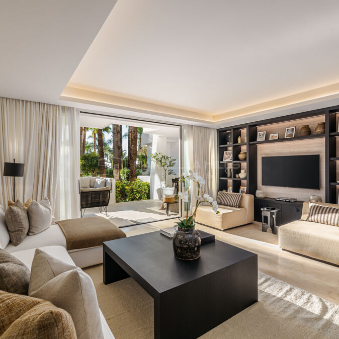 Exklusive 3-Zimmer-Wohnung in Marbellas Puente Romano mit luxuriösen Annehmlichkeiten an der Goldenen Meile
