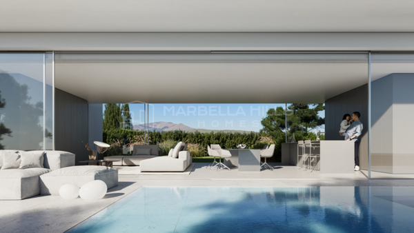 Moderne 3-4 Schlafzimmer Designer-Villen mit Panoramablick am Estepona Golf