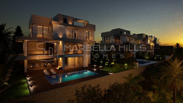 Luxury 4-6 bedroom Villas for Sale on the Frontline of Golf in Estepona – Sea Views & Modern Elegance