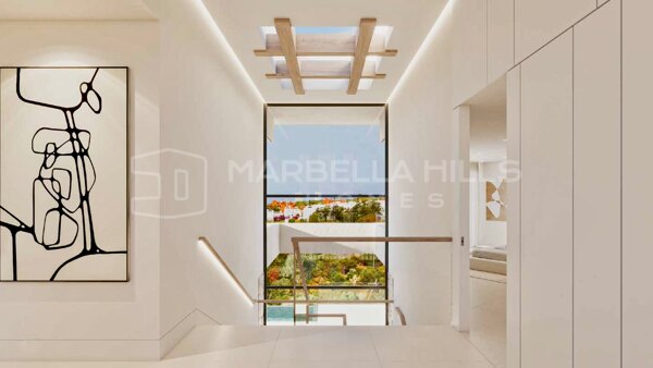 Exclusiva colección de 5 lujosas villas de 5 dormitorios con espectaculares vistas al golf y al mar en Cabopino, Marbella Este