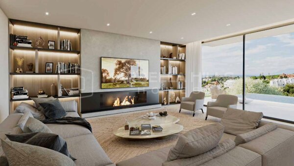 Exclusiva colección de 5 lujosas villas de 5 dormitorios con espectaculares vistas al golf y al mar en Cabopino, Marbella Este
