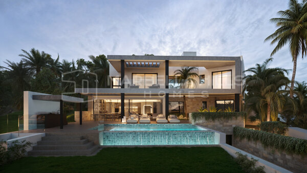 Exclusive 5-Bedroom Villa for Sale in Marbella – Rooftop Terrace, Lift and Infinity Pool