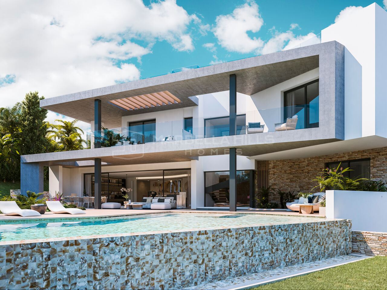 Villa de Lujo en Venta en Marbella – 5 Dormitorios, Ascensor Privado, Gimnasio y Bodega – Milla de Oro