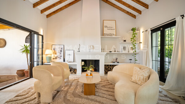 Andalusian Charm Meets Nordic Elegance – Unique 3-Bedroom Townhouse on Marbella’s Golden Mile