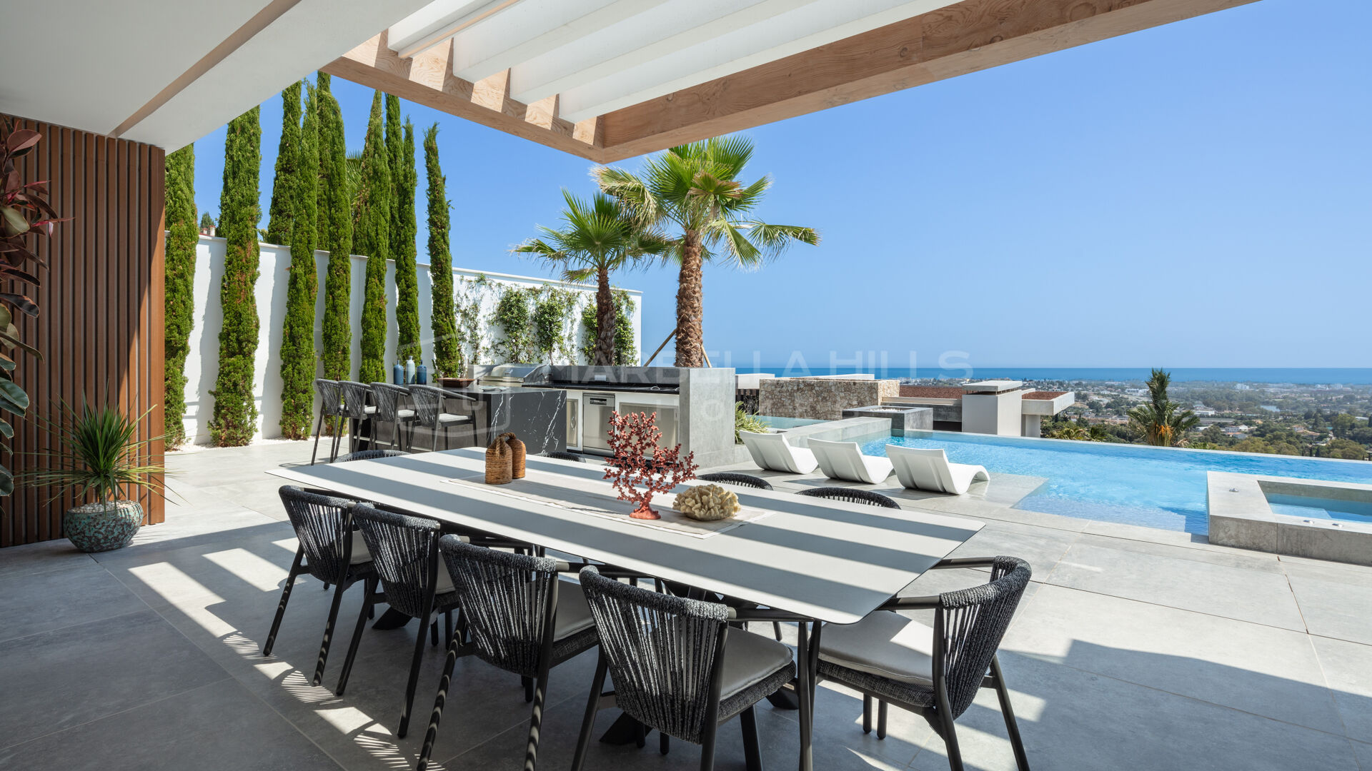 Luxury Panoramic Sea View Villa for Sale in The Hills La Quinta Benahavís – Contemporary Estate near Marbella