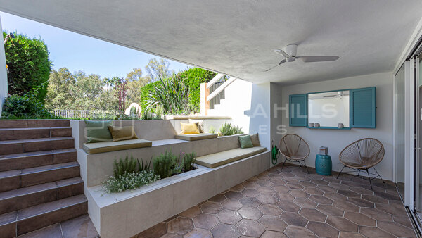 Élégante maison de ville de 5 chambres à Lomas de Puente Romano avec vue sur la mer et piscine privée - Golden Mile, Marbella