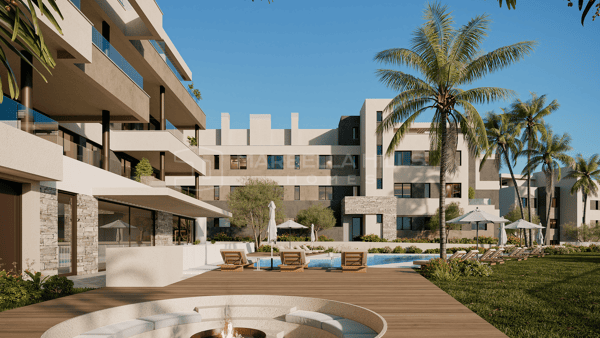 Moderne Wohnanlage in Mijas: Luxuriöse 2 Schlafzimmer Wohnungen mit atemberaubender Aussicht und umfassenden Annehmlichkeiten