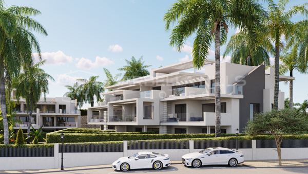 Nouveau Complexe Résidentiel d'Appartements de 2 Chambres avec Commodités à Proximité à Estepona