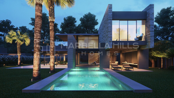 Excelente villa contemporánea de 4 dormitorios con un diseño impresionante en Cortijo Blanco - San Pedro de Alcántara