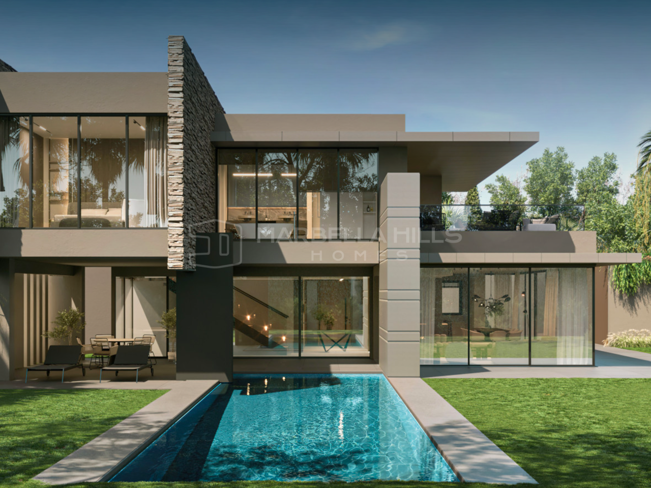 Nueva villa contemporánea de lujo de 8 dormitorios lado playa en Cortijo Blanco, San Pedro de Alcántara