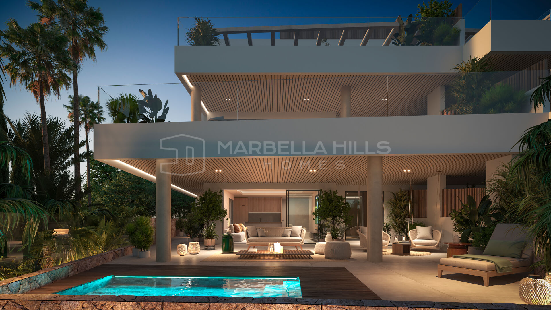 Moderne 3-Schlafzimmer-Wohnung zum Verkauf in Cabopino, Marbella mit Meerblick