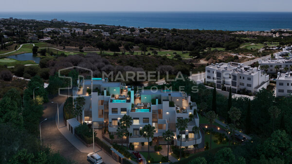 Contemporary 3-Bedroom Apartment for Sale in Cabopino, Marbella with Sea Views