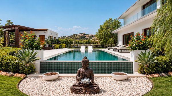Villa de luxe exceptionnelle à vendre à Benahavís avec spa privé, cinéma et jardins japonais