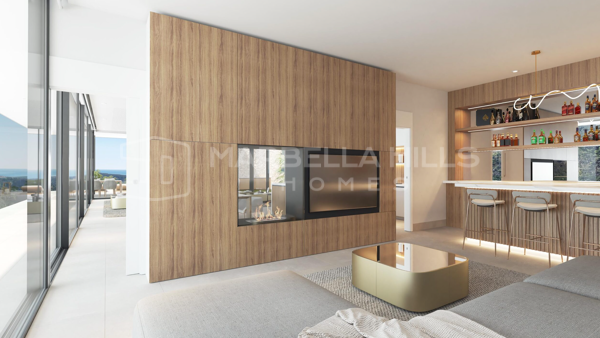 Villa Contemporánea en Venta en Monte Mayor – Vistas al Mar, Piscina Infinita y Diseño Exclusivo