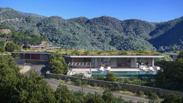 Refugio Contemporáneo en la Montaña con Vistas Panorámicas al Mar y a las Cumbres – Monte Mayor