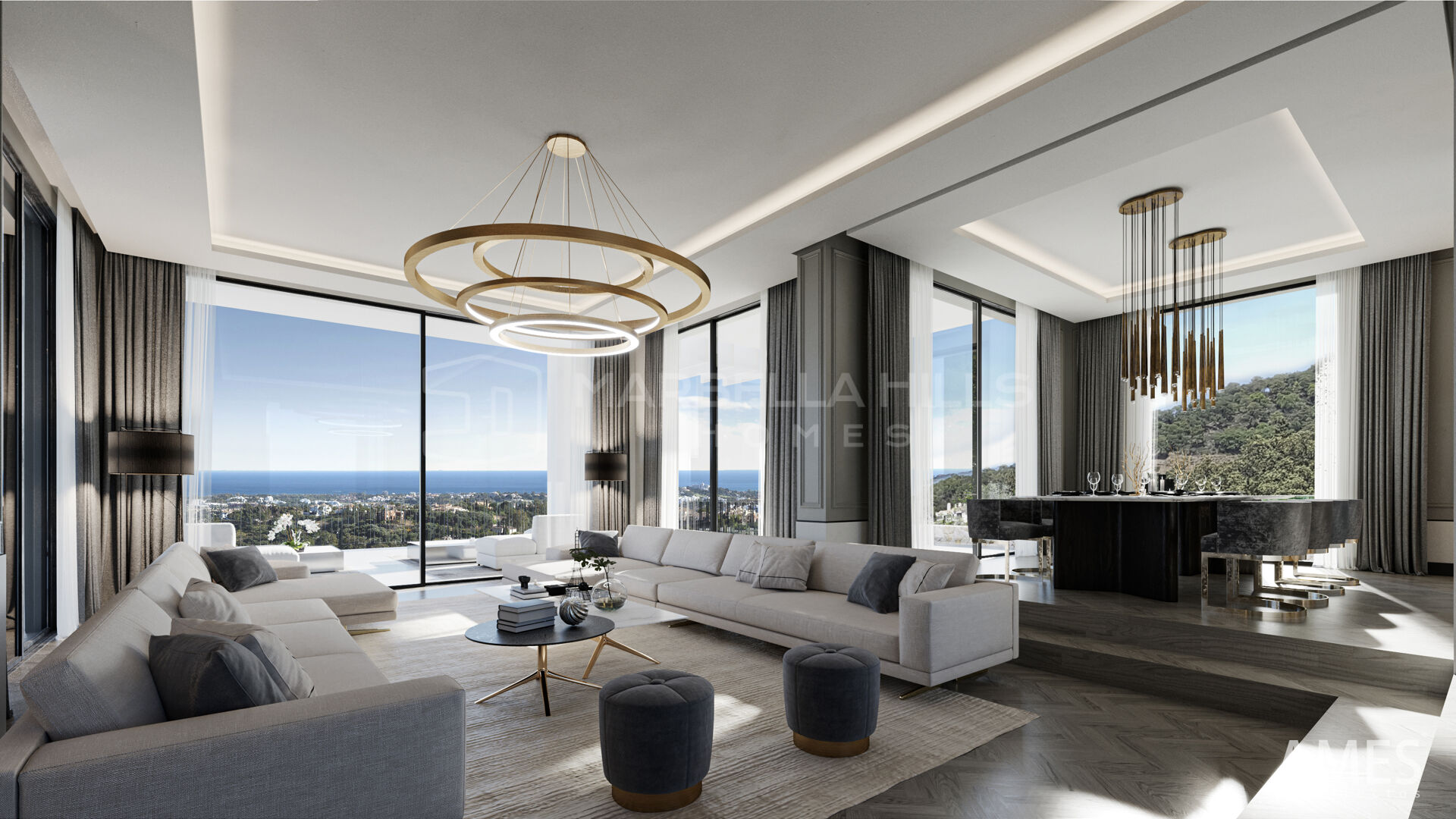 Élégance intemporelle et luxe contemporain – Villa spectaculaire à El Herrojo Alto, Benahavís