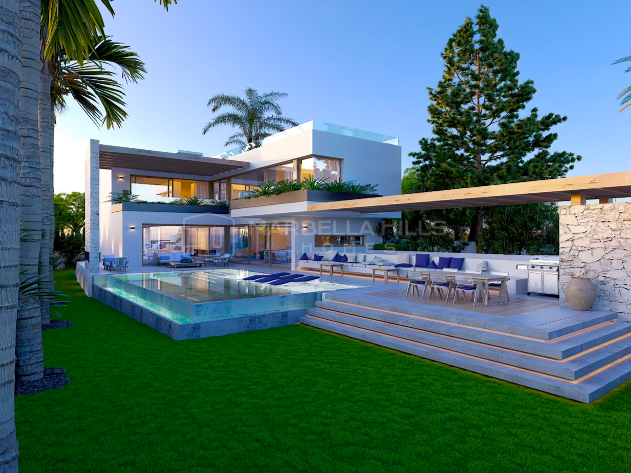 Erstklassiges Grundstück mit genehmigtem Luxusvillenprojekt – nur 400 m vom Strand entfernt in Marbesa, Marbella Ost