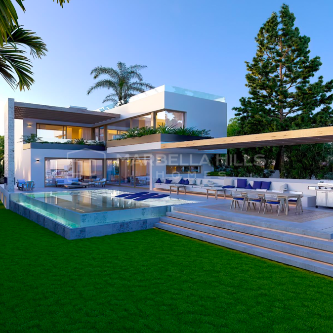 Premium Plot with Approved Luxury Villa Project Just 400m from the Beach in Marbesa, Marbella East