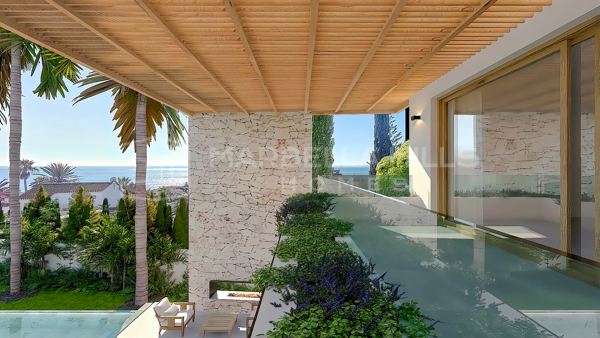 Premium Plot with Approved Luxury Villa Project Just 400m from the Beach in Marbesa, Marbella East