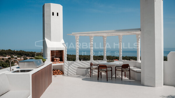 Ático dúplex de lujo con vistas al mar en Jardines Colgantes | Golden Mile Marbella