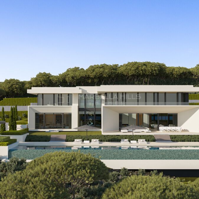 Modern Luxury Villa with Sea Views for Sale in Benahavís – New Construction