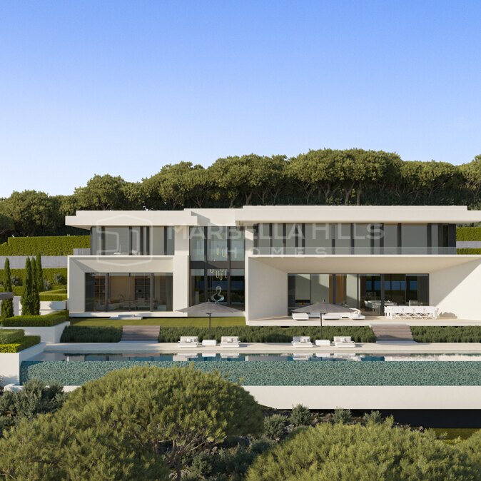 Modern Luxury Villa with Sea Views for Sale in Benahavís – New Construction