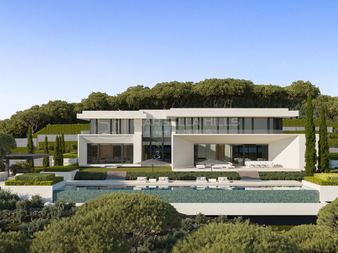 Modern Luxury Villa with Sea Views for Sale in Benahavís – New Construction
