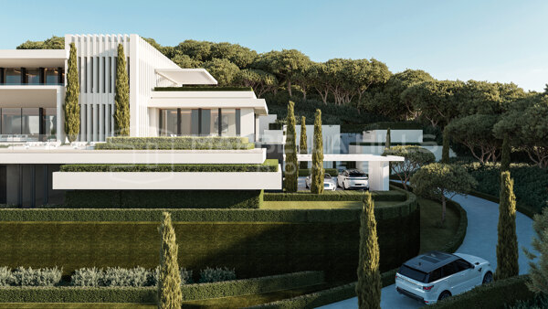 Villa de Lujo de Obra Nueva en Venta en Benahavís con Vistas Panorámicas al Mar