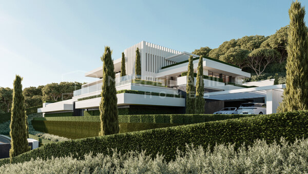 Villa de Lujo de Obra Nueva en Venta en Benahavís con Vistas Panorámicas al Mar