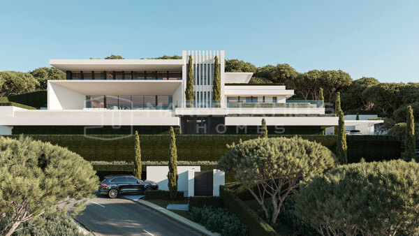 Villa de Lujo de Obra Nueva en Venta en Benahavís con Vistas Panorámicas al Mar