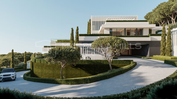 Villa de Lujo de Obra Nueva en Venta en Benahavís con Vistas Panorámicas al Mar