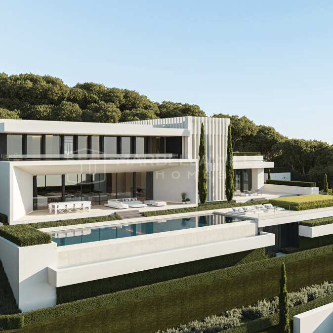Luxury New Build Villa for Sale in Benahavís with Panoramic Sea Views