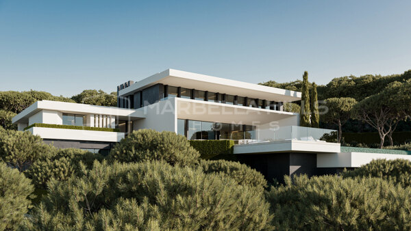Villa Moderna de Lujo en Venta en Benahavís con Vistas al Mar