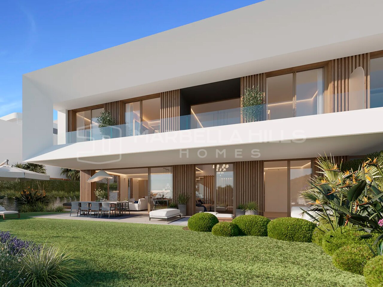 Spacieuse maison neuve de 4 chambres avec vue mer à El Campanario, Estepona