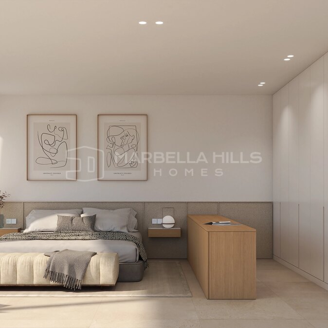 Moderne 3-Schlafzimmer-Wohnung in Elviria, Marbella Ost, mit privatem Pool