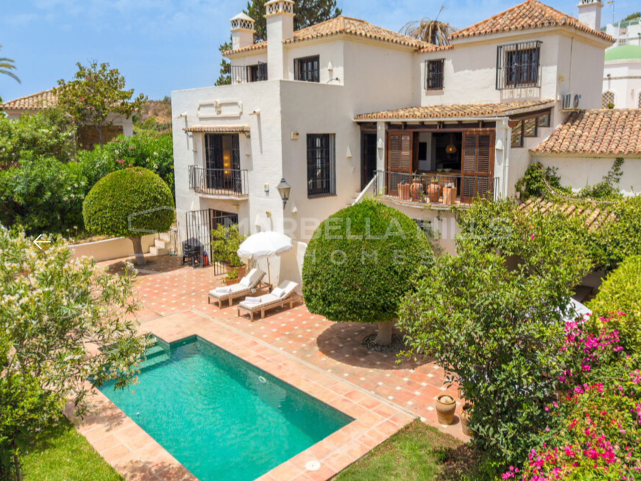 Villa méditerranéenne à vendre à Marbella Hill Club, Golden Mile