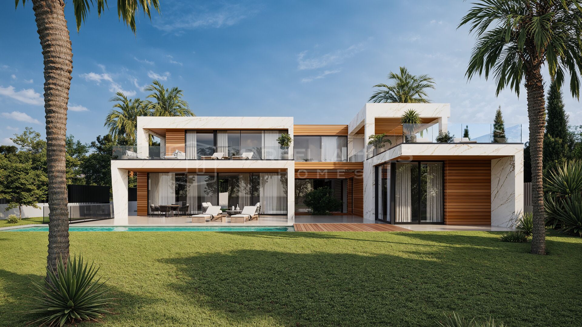 Exceptional Contemporary Luxury Villa Under Construction in Nueva Andalucía, Marbella