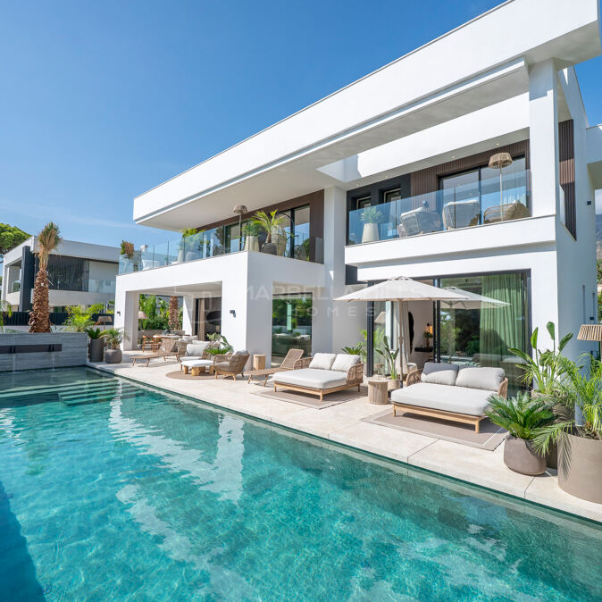 Villa neuve à vendre à Nagüeles sur le Golden Mile de Marbella