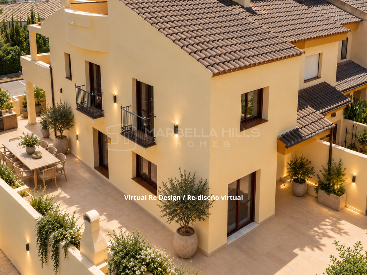 Maison de ville d’angle à vendre à Nagüeles, Golden Mile de Marbella, avec vue mer