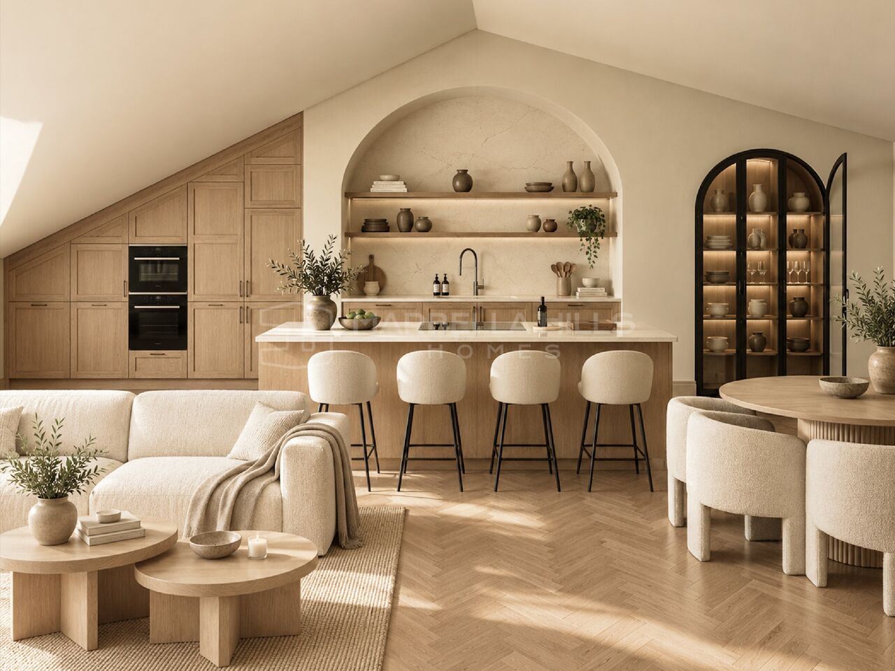 Ático dúplex nuevo de cuatro dormitorios con solarium en el bulevar de San Pedro