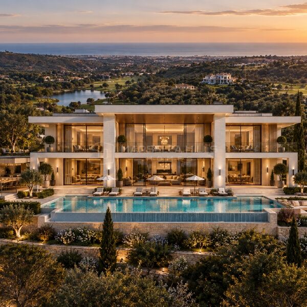 Villa à vendre à Marbella Club Golf Resort, Benahavís, avec vue panoramique sur le golf