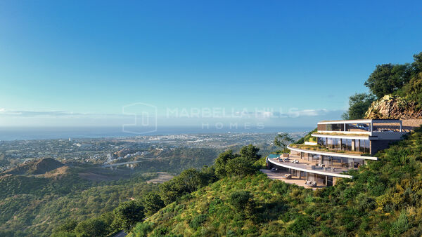 Villa de luxe à vendre à Real de La Quinta, Benahavís, avec vue panoramique sur la mer
